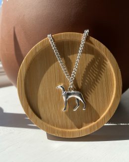 whippet greyhound necklace