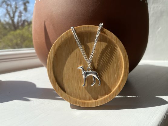 whippet greyhound necklace