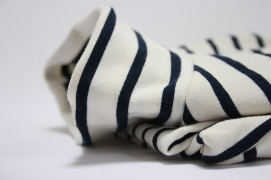 White and Navy Stripe Whippet Greyhound Onesie - Image 10