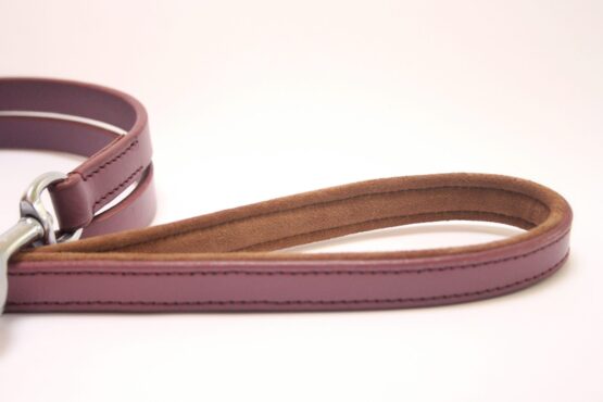 purple leather lead