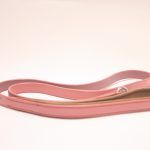 pink leather lead